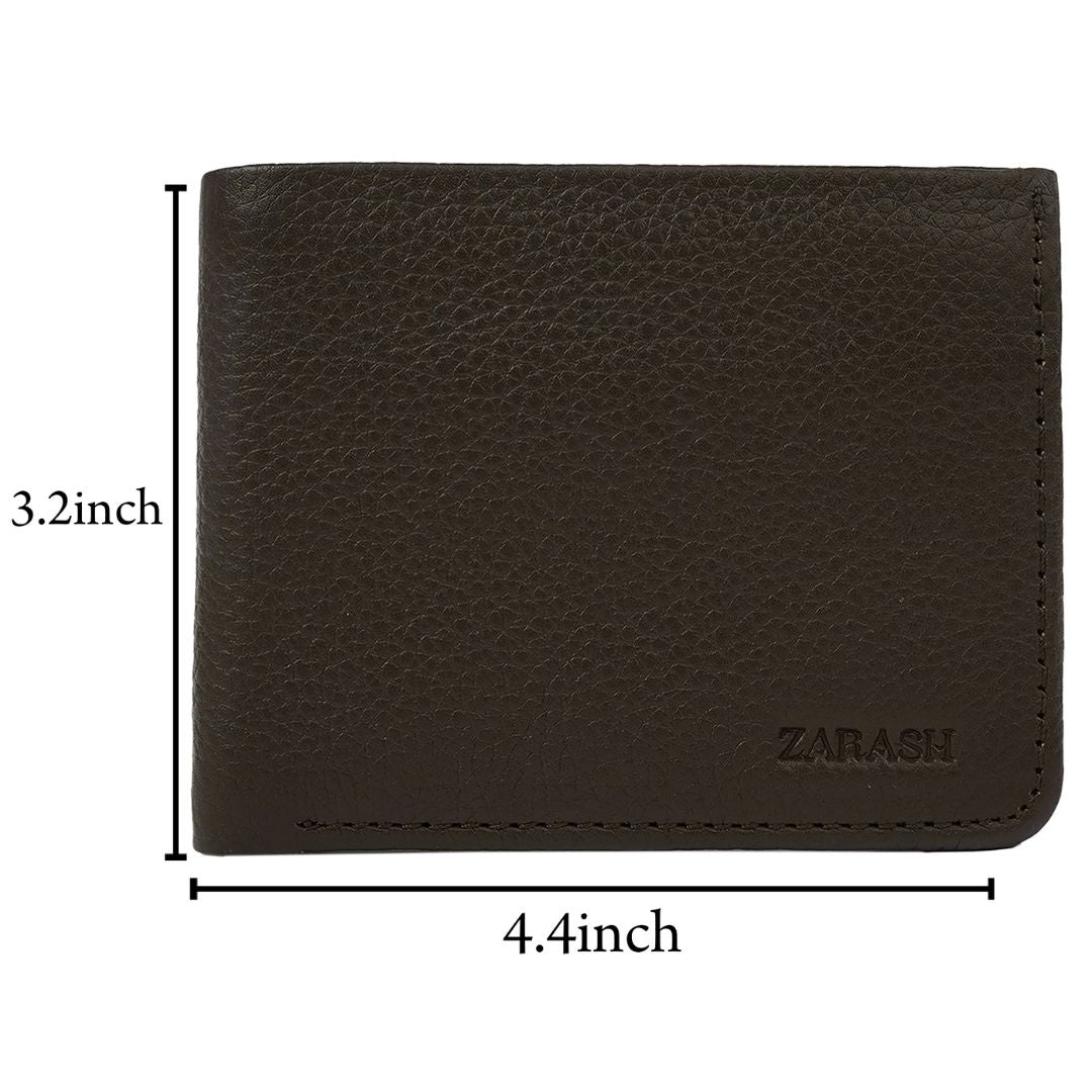 Coffe Mild Leather Men Wallet