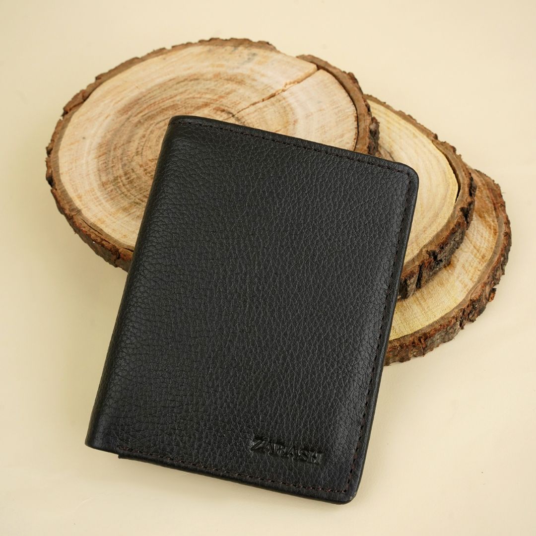 Double Fold Mild Leather Men Wallet