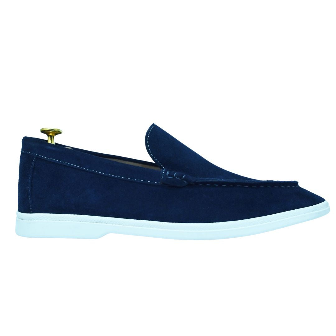 L5-Navy Blue Premium Suede Leather