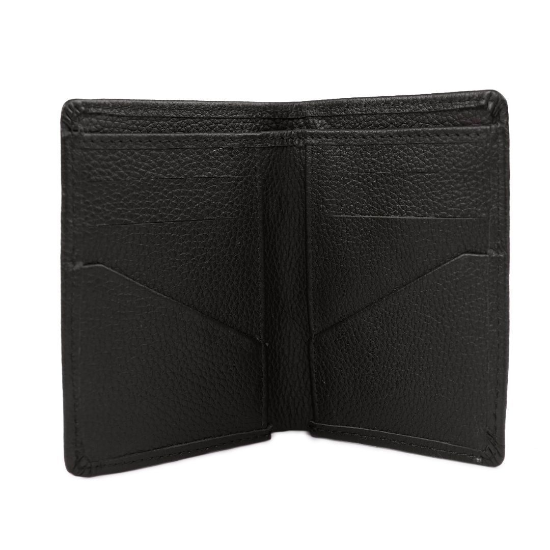 Double Fold Mild Leather Men Wallet