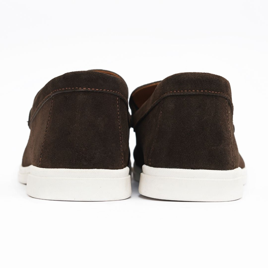 L5-Dark Brown Premium Suede Leather