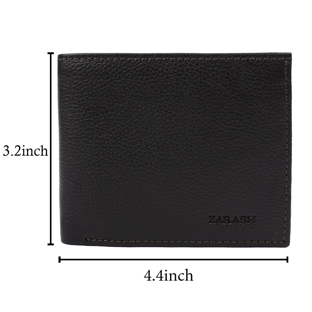 Audacious Black Mild Leather Men Wallet