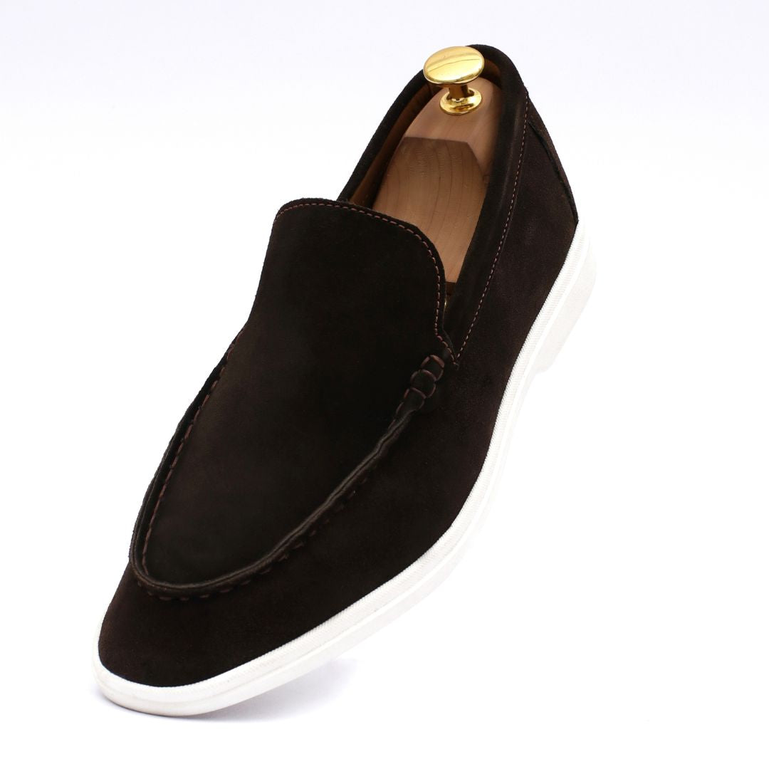 L5-Dark Brown Premium Suede Leather